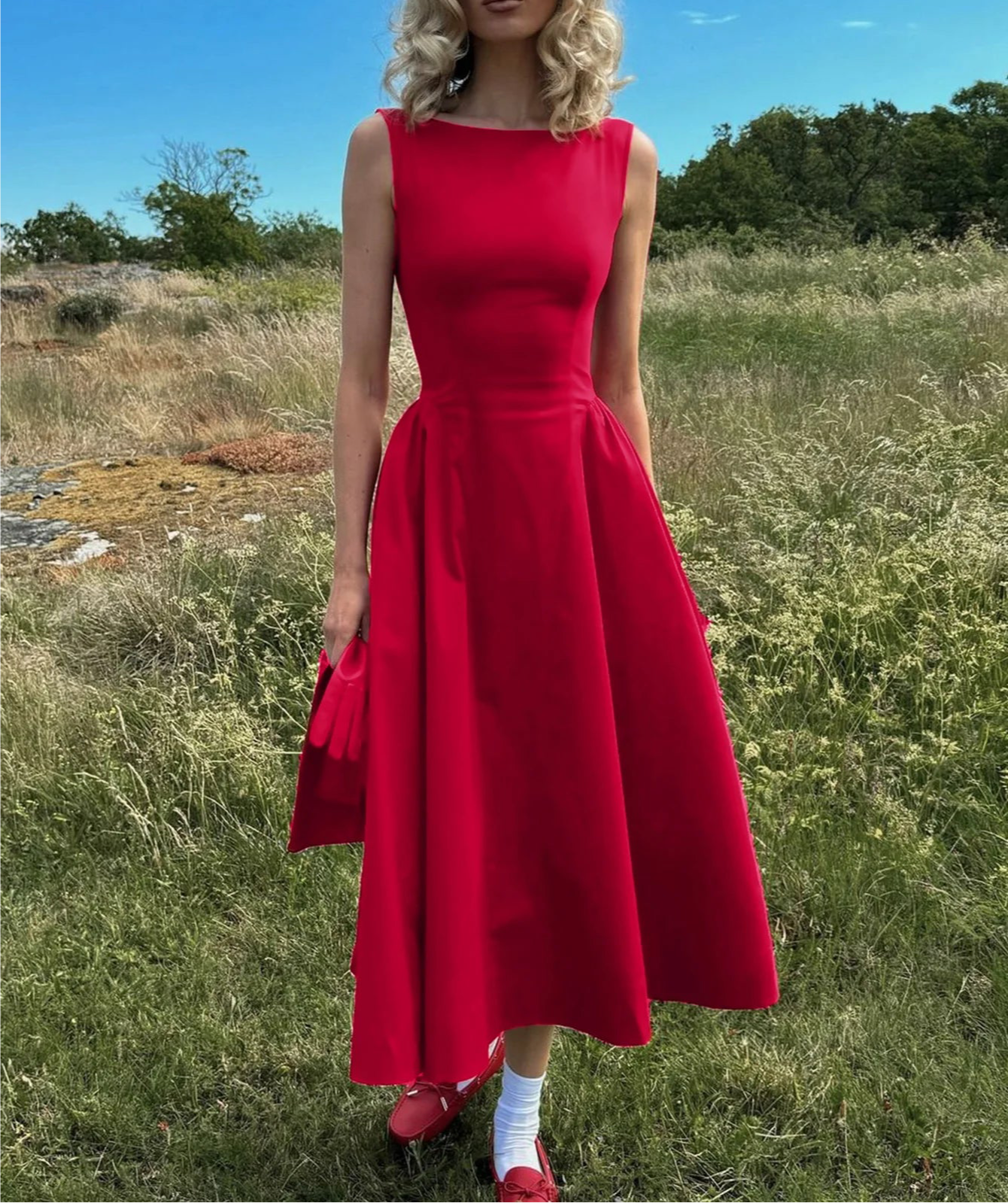 The Scarlet Midi Dress