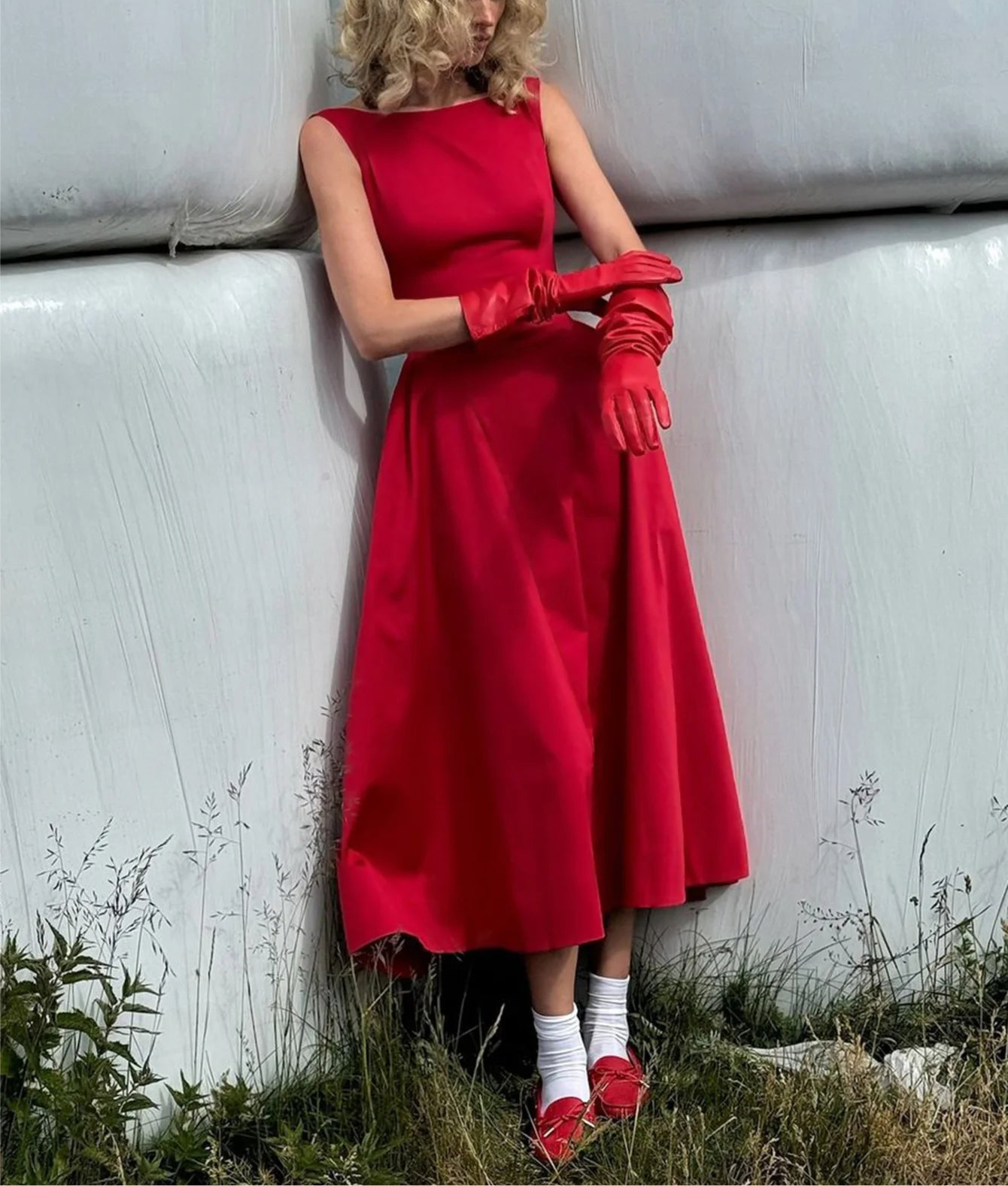 The Scarlet Midi Dress