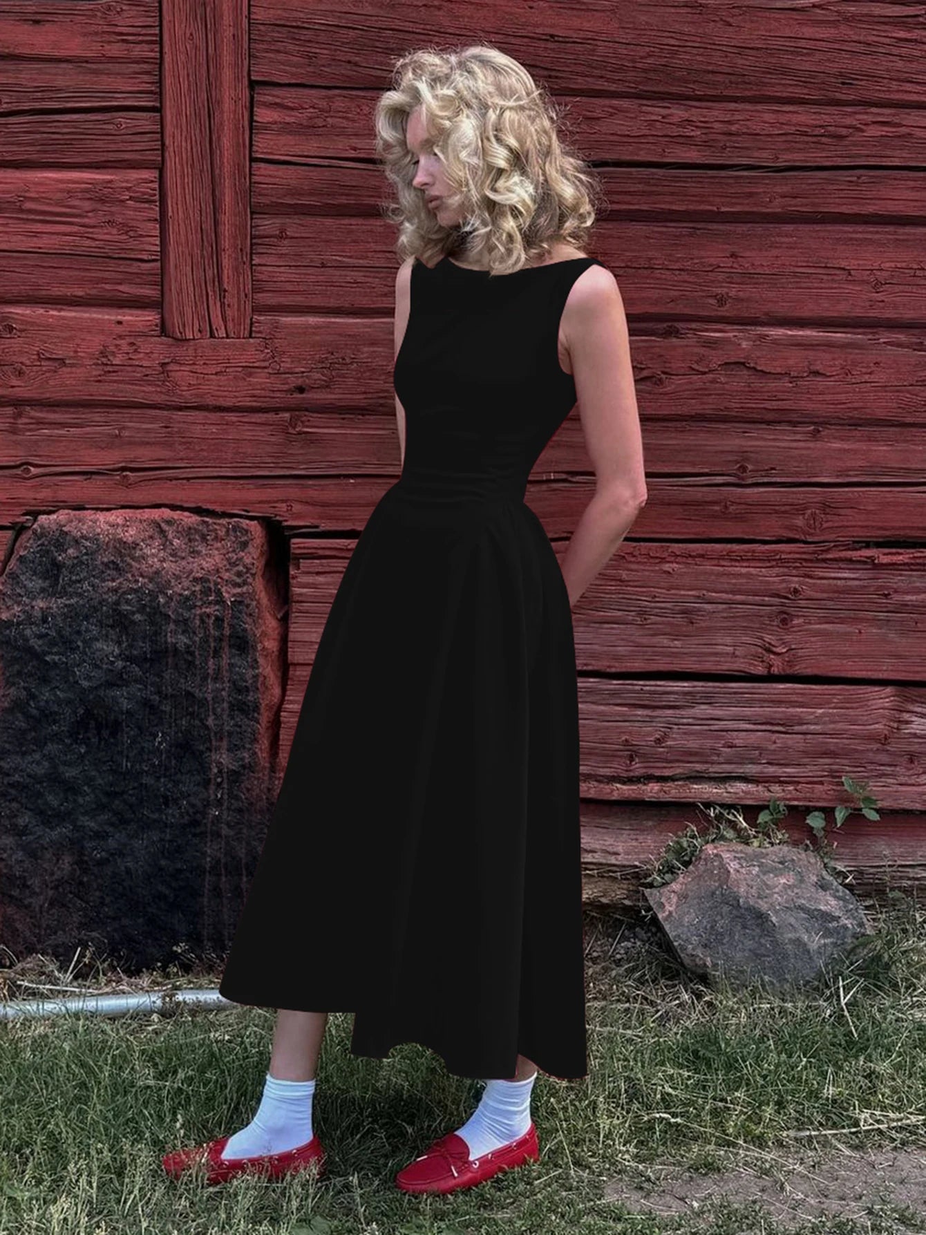 The Scarlet Midi Dress