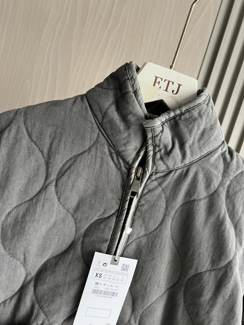 The Slate Quilted Comfort Jacket