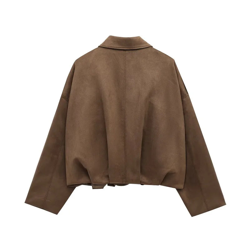 The Verona Suede Bomber Jacket