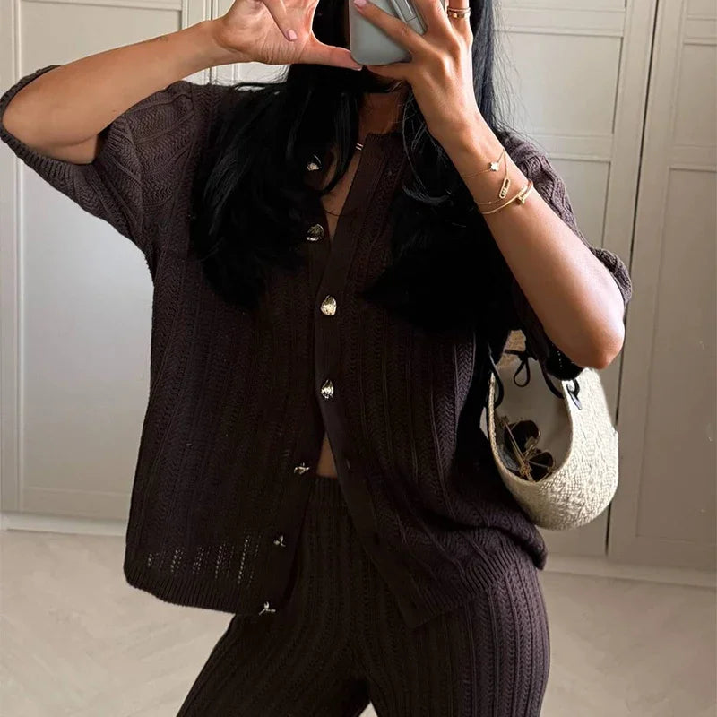 The Espresso Knit Co-ord Set