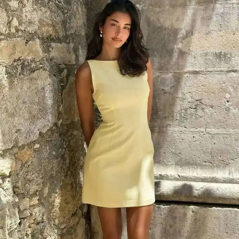 The Lemon Sorbet Mini Dress
