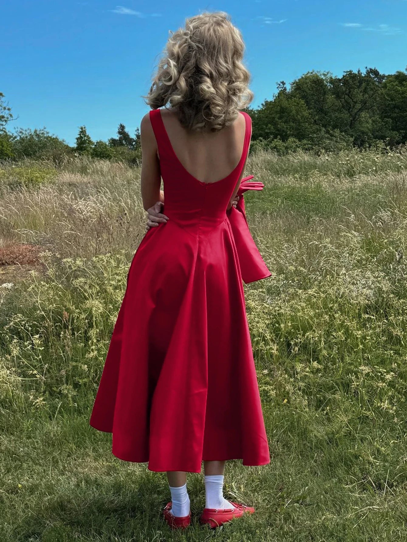 The Scarlet Midi Dress