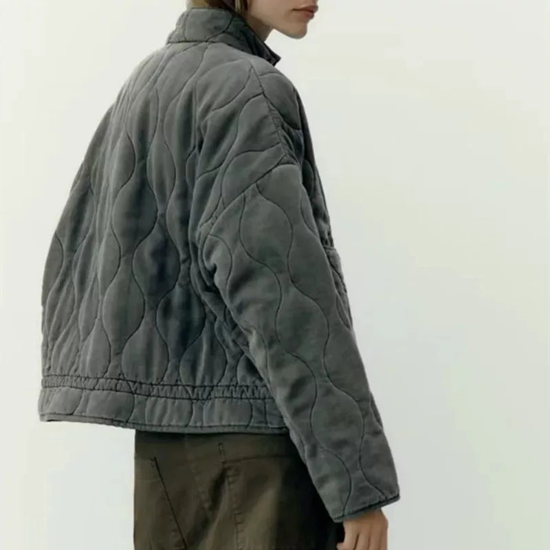 The Slate Quilted Comfort Jacket