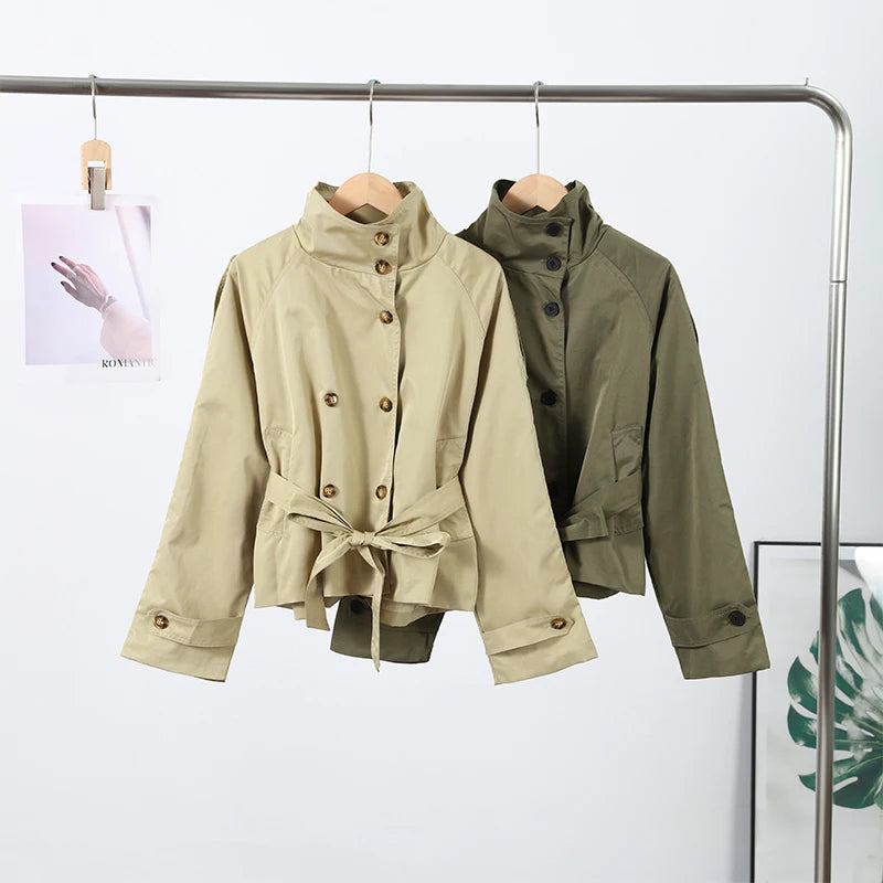 The Juliette Cropped Trench Coat