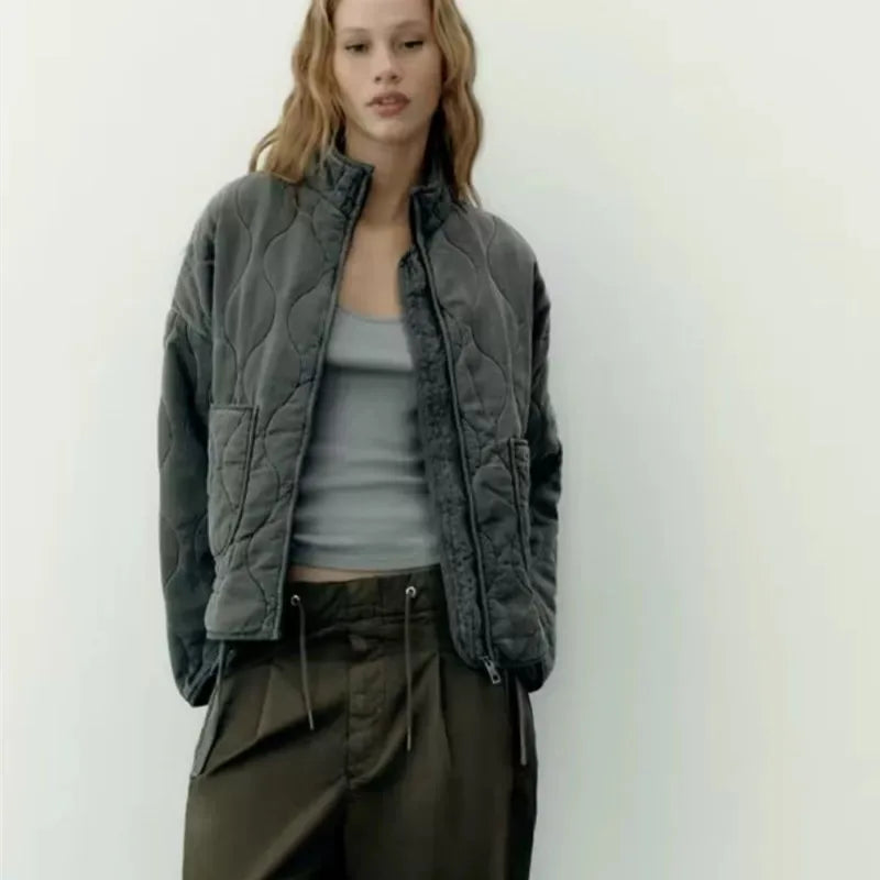 The Slate Quilted Comfort Jacket