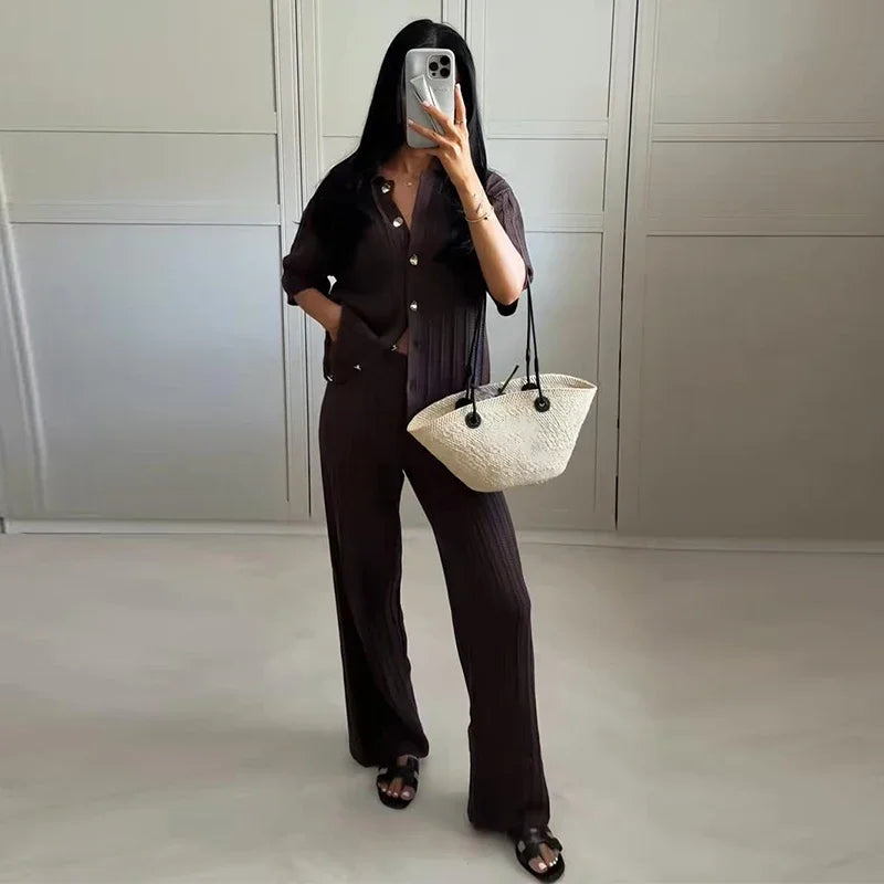 The Espresso Knit Co-ord Set