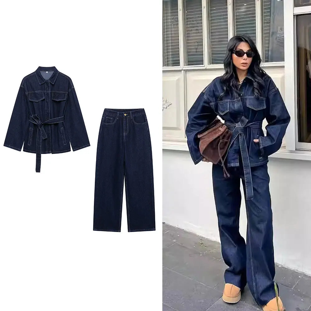 The Camille Denim Set