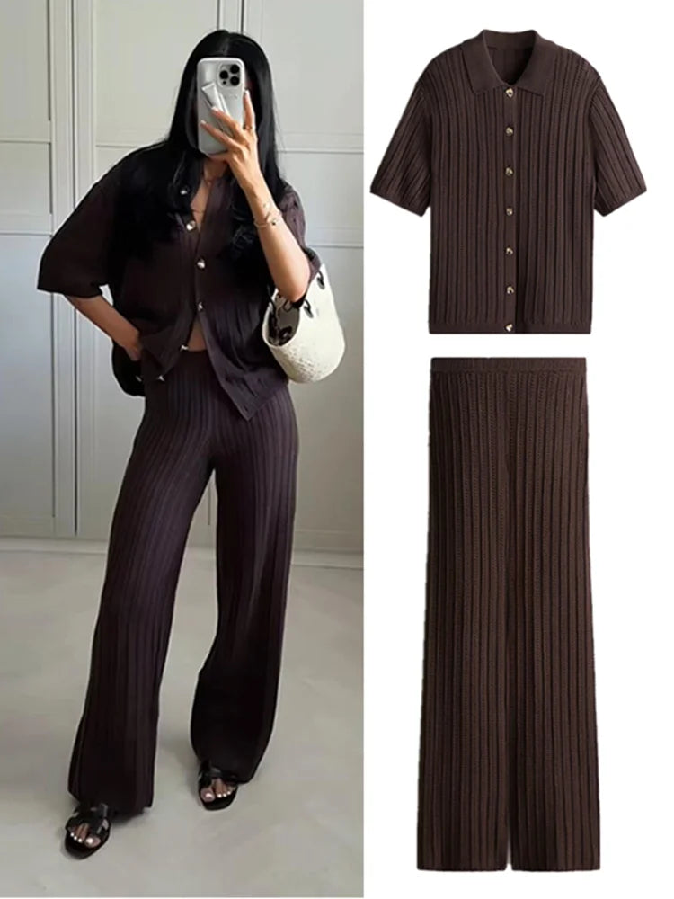 The Espresso Knit Co-ord Set