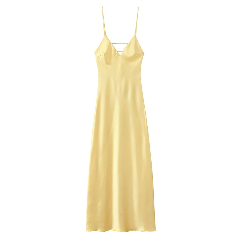 The Aurelia Satin Slip Dress